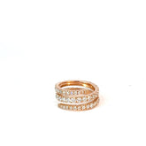14k Rose Gold 1.65ct F VS2 Round Diamond Eternity Ring